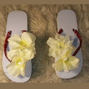 Flip Flops Handmade Womens Size 9-10